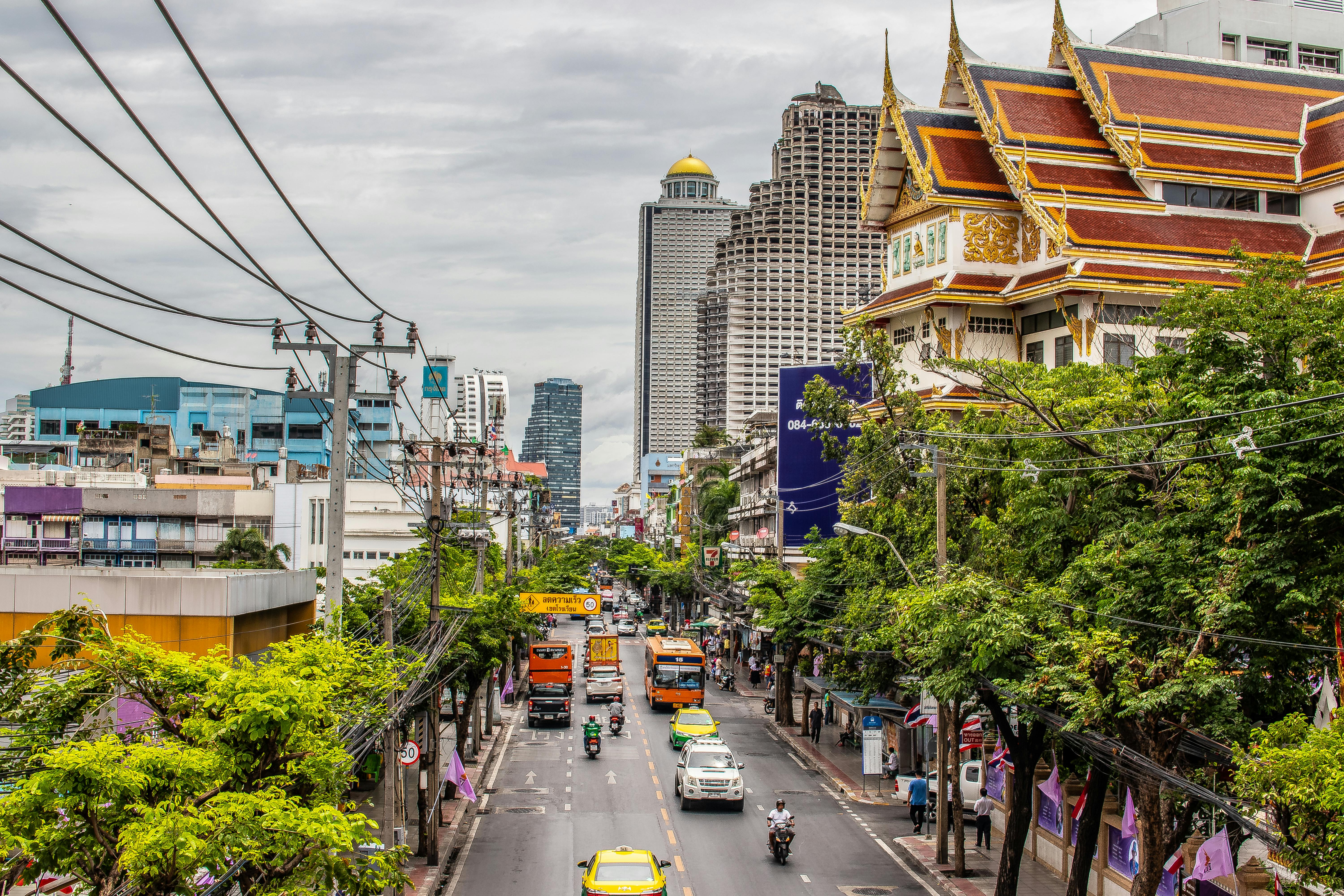 Looking out over Bangkok